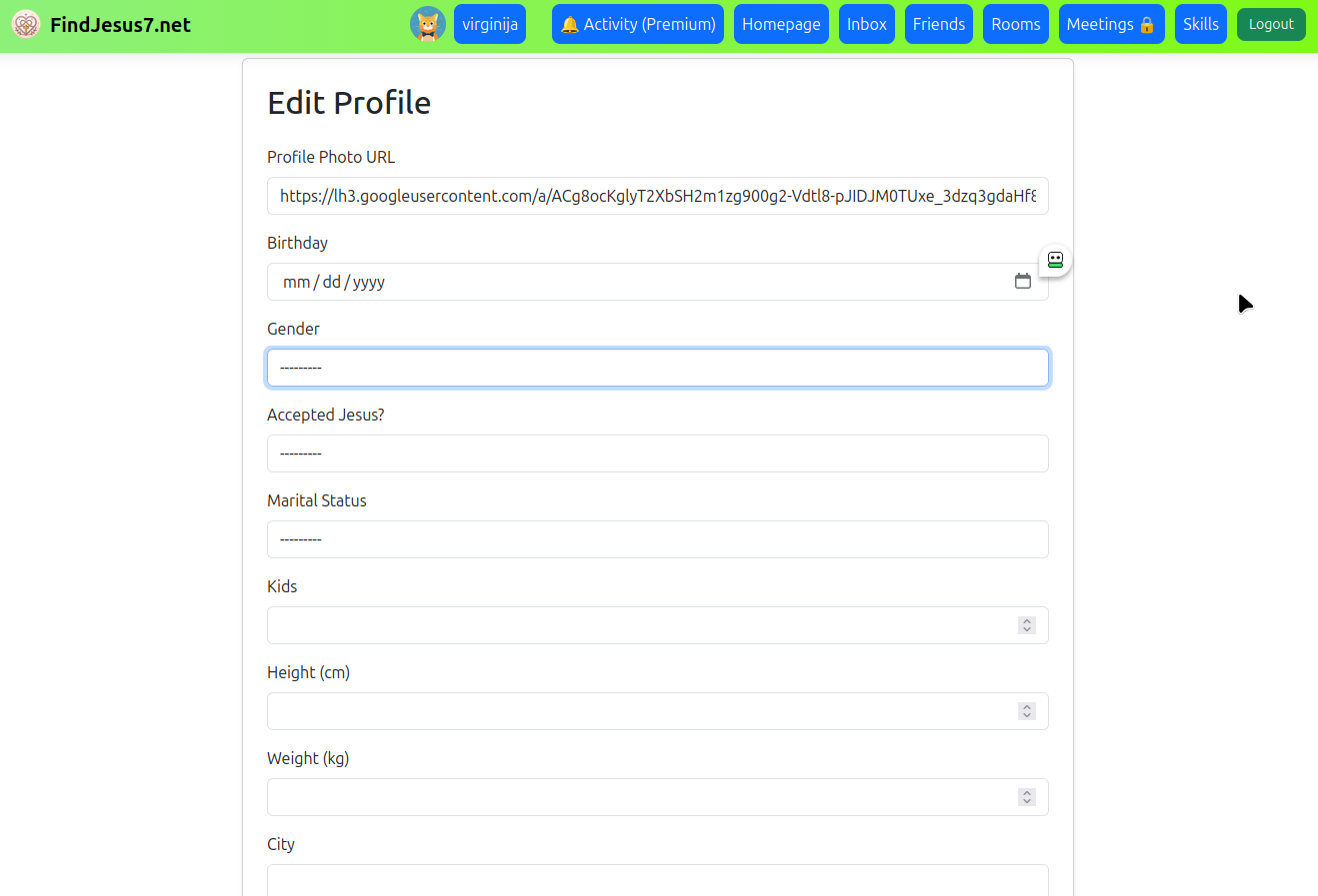 Edit Profile