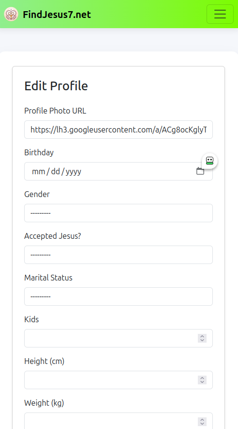 Profile Settings